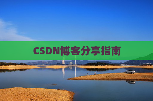 CSDN博客分享指南